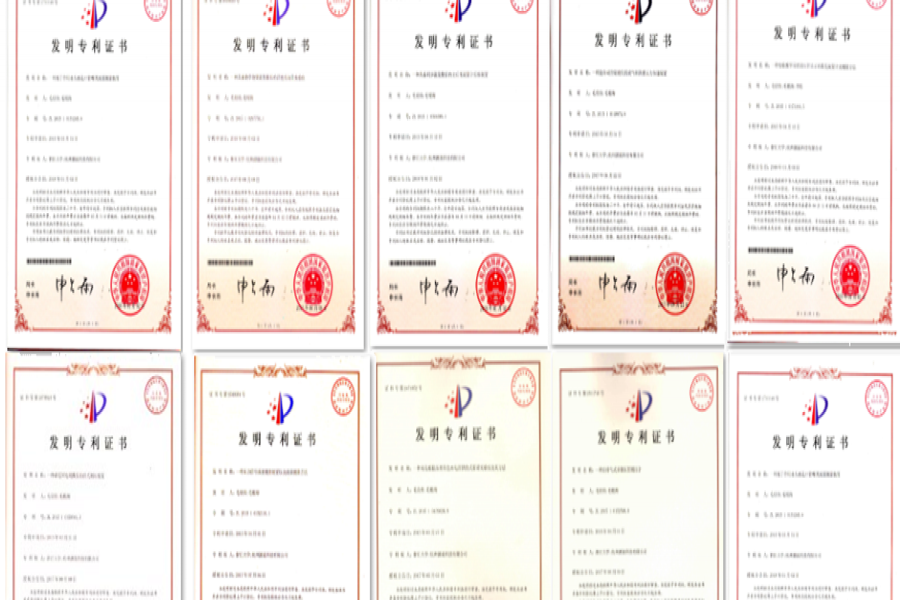 杭州源流毛根海團隊已取得流體力學實驗儀器（裝置）有關發明專利15項